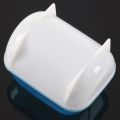 Pet Hamster Bathroom Bath Sand Room Sauna Toilet Blue White 10x7x7cm. 
