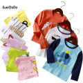 2022 Brand Xxx Boys Girls Sweatshirts Children's Long-sleeved T-shirt Baby Kids Cartoon Tops Fall Cotton O-Neck Bottoming. 
