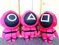 Squid Game Plush Toy Kawaii Peluche Stuffed Doll Korean Funny Cartoon Squid Game Character Toys Halloween Christmas Kids Gifts. 