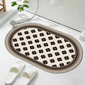 Bath Mat Water Super Absorbent Non-Slip, Water Absorbent Anti Slip Floor Carpet for Bathroom, Shower Room, Tub, Entryway, Kitchen, Sink. 