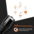Silk Road Traders 1000 Lumens Zoomable Cree Led Flashlight - XML-T6. 
