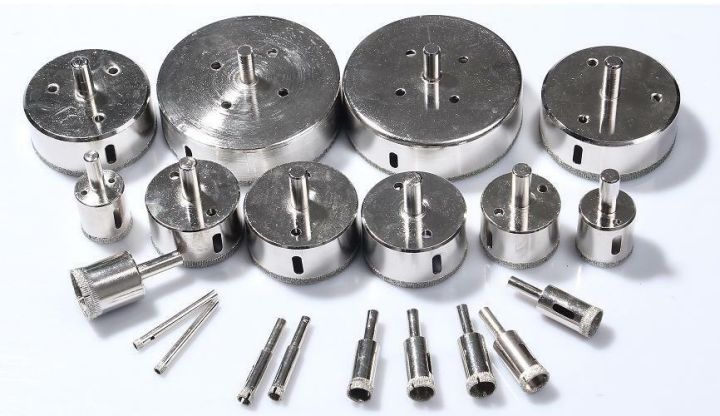 Diamond Coated Drill Bits for Tile Marble Glass Ceramic Hole Saw Drill Diamond Core Bit, All Sizes Available 6-100mm