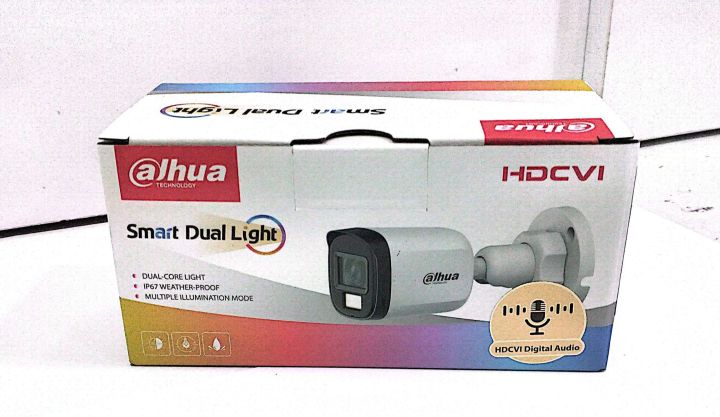 Dahua 2 Megapixels Camera Full Color Night Vision Audio camera-Dahua Outdoor Home Security Surveillance Warm Light Camera, Audio Camera (CCTV  Camera, DVR XVRCamera)-CCTV  camera price in Lahore Pakistan, Color Camera, Security Camera, B1A21P-U-IL-A