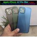 Paper Back Ultra Slim Fit For iPhone 12 Pro MAX (6.7inch) Back Cover with Full Camera Protection. 