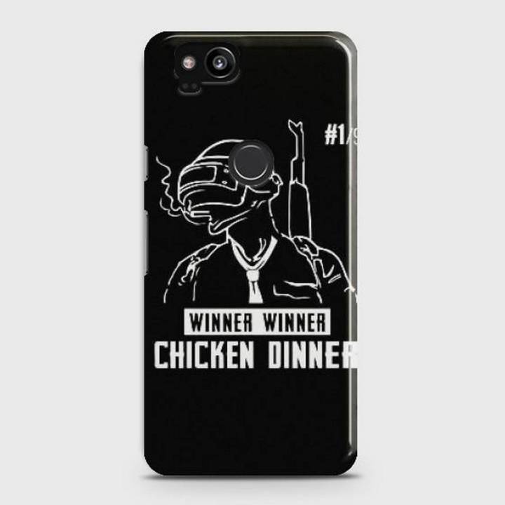 Google Pixel 2 Cover - SkinLee HQ Hard Case - PUBG Chicken Dinner - SKINLEE-529-1-351-213