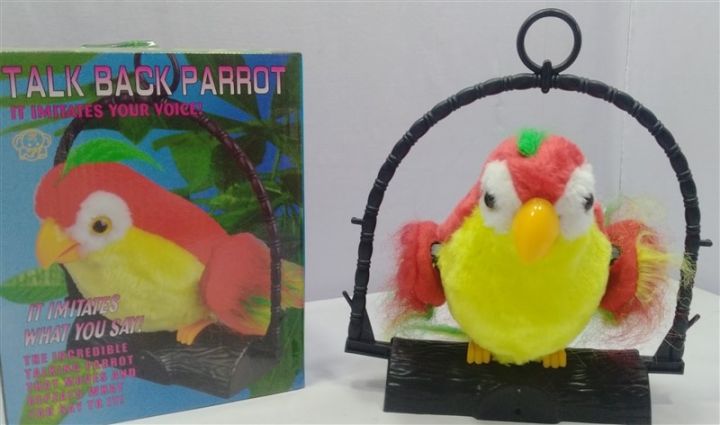 Talk Back Battery Operated Parrot Toy for Kids (Multicolor - Main Image