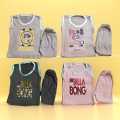 Pack of 4 Kids Sando Suit For Baby And Baba Random Design Size 6 Months to 3 Years. 