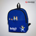 Traverse  Bluey Backpack for boys & girls. Dual compartment large bag suitable for Grade 1 students & grownup preschoolers Bags hand bag for girls bags for girls. 