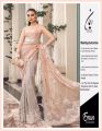 Brand Name   EMAN  COLLECTION 2024 *  front chiffon fully heavy embroidered  and  ADDA work **fully heavy hand   work with hand embroidery  neckline ** BY BANO COLLECTIONS**. 