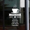 Coffee Shop Sign Quotes Espresso Americano Caffe Latte Mocha Cappuccino Italian For Business Shop Restaurant Cafe Rb246. 