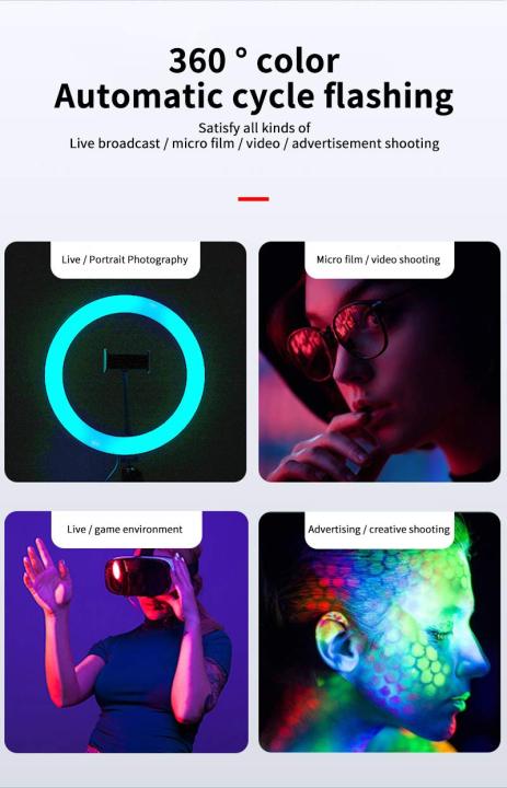 RGB%20LED%20Ring%20Light%20MJ26,%20MJ33,%20MJ36,%20MJ45%20LED%20Soft%20Multi%20Colors%20Ring%20Light%20With%20Tripod%20Stand%20Phone%20Clip%20Colorful%20Photography%20Lighting%20-%20Image%208