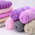 100g/Ball 8 Ply Milk Cotton Yarn Threads for Knitting Thick Thread Crochet Woven Sweater Scarf Soft Warm Baby Yarns Threads. 