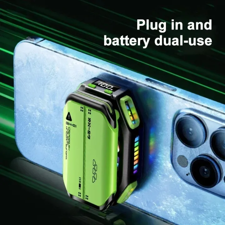 X111%20Mobile%20Phone%20Magnetic%20Semiconductor%20Coolng%20Fan%20Radiator%20with%207%20Gears%20Adjustable%20PUBG%20Game%20Cooler%20for%20IOS%20Android%20Universal%20-%20Image%205