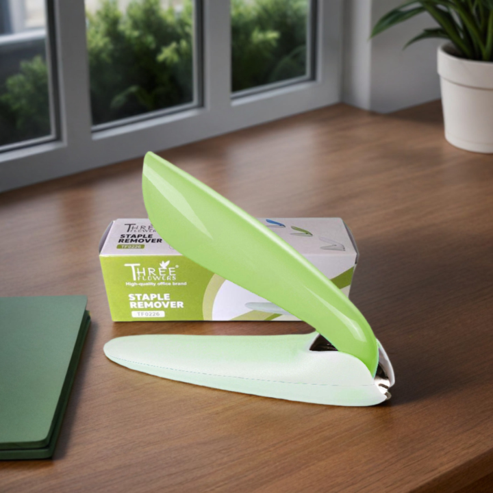 Staple Pin Remover | Heavy Duty | for Effortless removal of staple pins | Super convenient to use | Three Flowers TF-0226