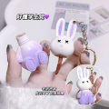 Gege bear cute color water gloss lip gloss cute bunny no-makeup keychain lip gloss lipstick matte optical. 