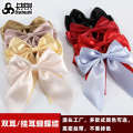 Gift box ribbon shower series red wine perfume bottle DIY ear hanging decoration bow. 