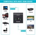 DUAL FUNCTION Switch   HDMI Splitter 2x1 Adapter 1080P  4K Video For Plug And Play. 
