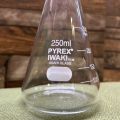 IwakiPyreex - Borosilicate 3.3 Graduated Conical Glass Flask for Laboratory 250ml. 