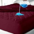 Premium Cotton Quilted Waterproof Mattress Protector Cover | Anti-Bacterial Elastic Grip Mattress Topper | Fitted Sheet Cover. 