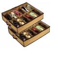 Pack Of 2 - Amazing Shoe Rack Shoe Shelf Shoe Storage + Shoe Under Bed Closet Organizer. 