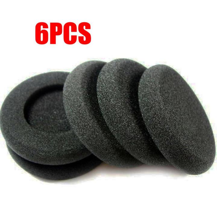 6Pcs / Lot Replacement  Ear Pads Ear Pads Soft Foam Cushion /  For Koss Para Porta  Pro Pp Px100 Headphones Black