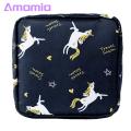 Sanitary Pad Pouch Adorable Cartoon Print Sanitary Napkin Storage Bag Large Capacity Zipper Pouch for Makeup Jewelry More Perfect for Mini Menstrual Product Bag. 
