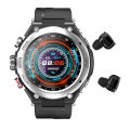 T92 New Version 2023 Update Original  Waterproof Sports Smart Watch 2 in1 With Built-in High Quality X8 Wireless BluetoothTWS Earebuds. 