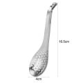 Small Perforated Spoon Premium Slotted Spoon for Effortless Cooking Heat Resistant Food Grade Stylish Kitchen Tool Ideal for Filtering Serving Straining Must-have Kitchen Accessory. 