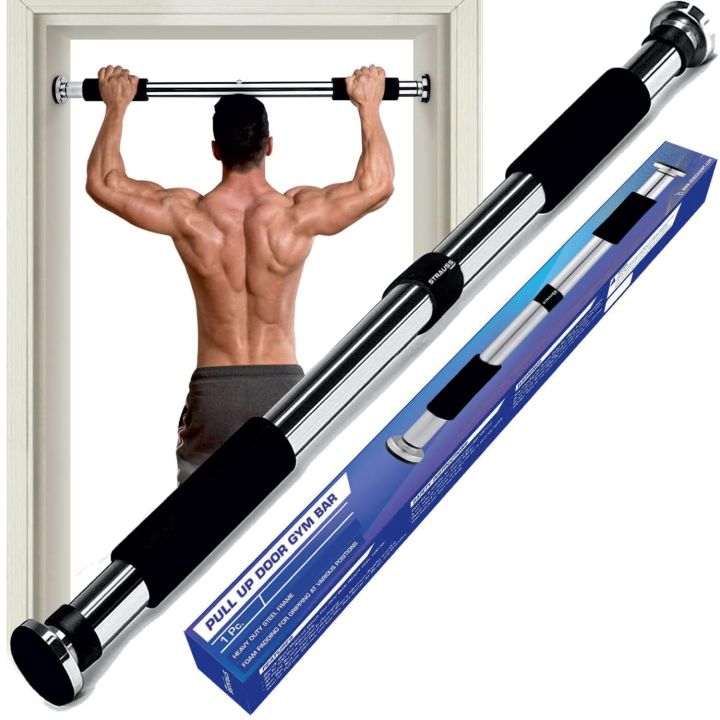 Adjustable Pull up Door Way Bar With Foam Grips for Home Workouts