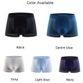 【Clearance】Mens Stretch Underwear Transparent Mesh See Through Boxer Briefs Shorts. 