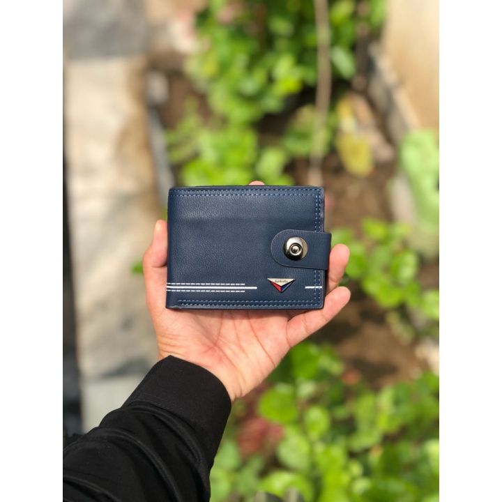 Dunbollu 2021 Men's Wallet: Genuine Leather, Compact Card Holder, Retro Style, High Quality Magnetic Lock Limited Edition Fashion Accessory