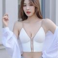 New Style Push Up Padded Ladies Brazier Front Open Zip Bra With Beautiful Design Nursing Bras For All Women And Girls. 