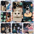 ark Gocno Sp Silicone Phone Case Protective Cover Shockproof Soft Phone Case BG for Tecno Spark Go 2024 6 Stylish Paint for Te 2024 Basic Bumper. 