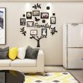 Diy 3d Family Tree with light Clock Wood/Wooden Wall Art/Clock/Wall - Wall/Home Decoration/Decor - Family Tree Photo Frame - Artificial Tree Decoration - Wooden Tree Frame/Wall Tree - Home/Room Decoration Items. 