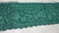 FASHION ! 2 METER(APPROX) ORGANZA SEA GREEN EMBROIDERY DAMAN PATCH LACE FOR WOMEN CLOTHES SIZE 5 INCH. 