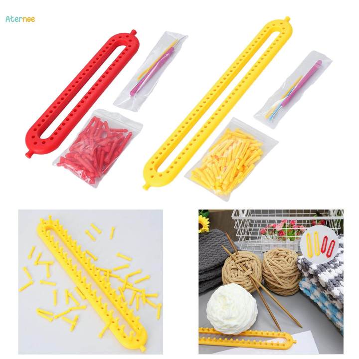 Knitter Adjustable Long Knitting Loom for Beginners Knitting Lovers Scarf