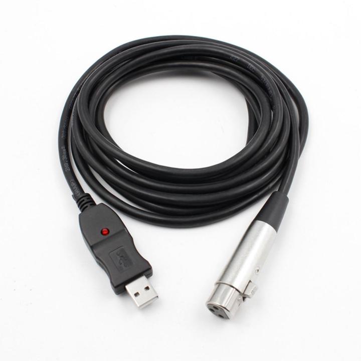 3M USB Male to XLR Female Microphone USB MIC Link Cable