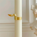 Candle Extinguisher,Automatic Candle Fire Extinguishing Clip On,Automatic Candle Snuffer Ring for Taper Candles Silver C. 