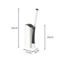 DISPOSABLE TOILET BRUSH HOLDER WITH REFILLS BATHROOM CLEANING TOOL EASY-CLEANING TOILET BRUSH ZERO CONTACT ZERO GERM. 