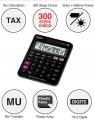 C.a.s.i.o. MJ 120D Plus 300 Steps Check and Correct Desktop Calculator with Tax & GT Keys & On Display Indication of Active Constant (K) (Black). 