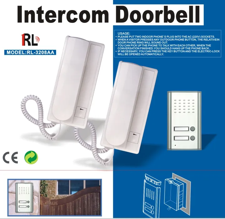Double%20Unit%202%20Set%20Door%20bell%20Door%20Phone%20Intercom%20High%20Quality%20For%20Home%20Office%20-%20Image%203