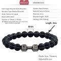 Killer Bzzo Gym Dumbbells Beads Bracelet Natural Stone Barbell Energy Weights Bracelets for Women Men Couple Pulsera Wristband Jewelry Gift. 