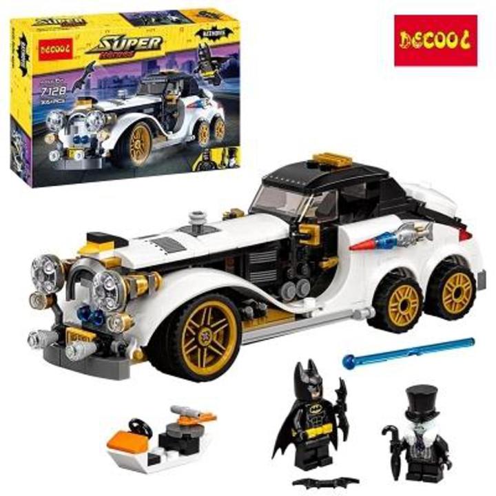 Batman Batmobile with Penguin Building Lego_ Blocks Set 305 Pieces