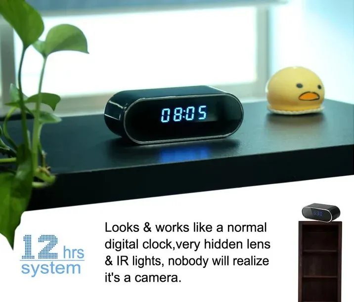 Clock Digital Camera with HD Video Recording & WiFi Streaming | Daraz.pk