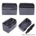 EverToner Purse Organizer Insert Felt Bag organizer with zipper Handbag and Tote Shaper Fit Tote Insert Organizer Bag. 