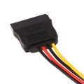 PH 2.0mm 4Pin Small Type To 15Pin HDD SATA Power Supply Cable Cord 20AWG Wire For Industrial All-in-one HD Mini 5V 12V Lonni. 