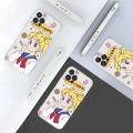 AMORVOR for Redmi Note 8 Pro Back Cover Anime Super Sailor Moon Side design Soft Case Liquid Silicone Phone Cases. 