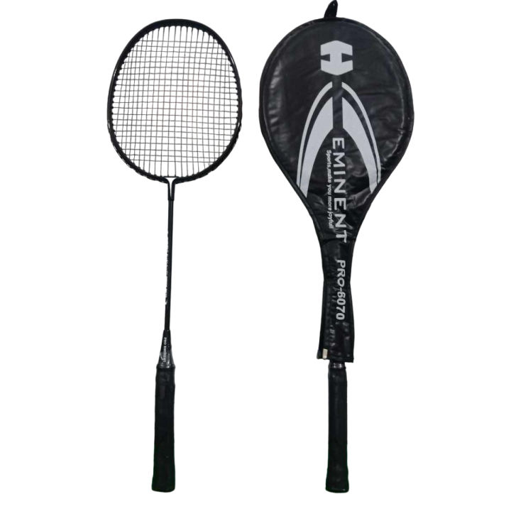 Badminton Racket Single Eminent Pro 6070 - Half With Bag - Sports - 31.5