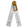 Stainless Steel Digital Angle Ruler 0–200mm (7") — INGCO HDAR20701 | 0–360° Digital Protractor, 0.05° Precision, CR2032, Metric/Inch Conversion. 