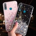 Maitus for Vivo Y11 Y12 Y15 Y17 Back Cover Luxury Glitter Sequins Gold Foil Starry Bling Cases Clear Soft Silicone Bumper Shining Mobile Phone Protective Case for Girls Boy. 